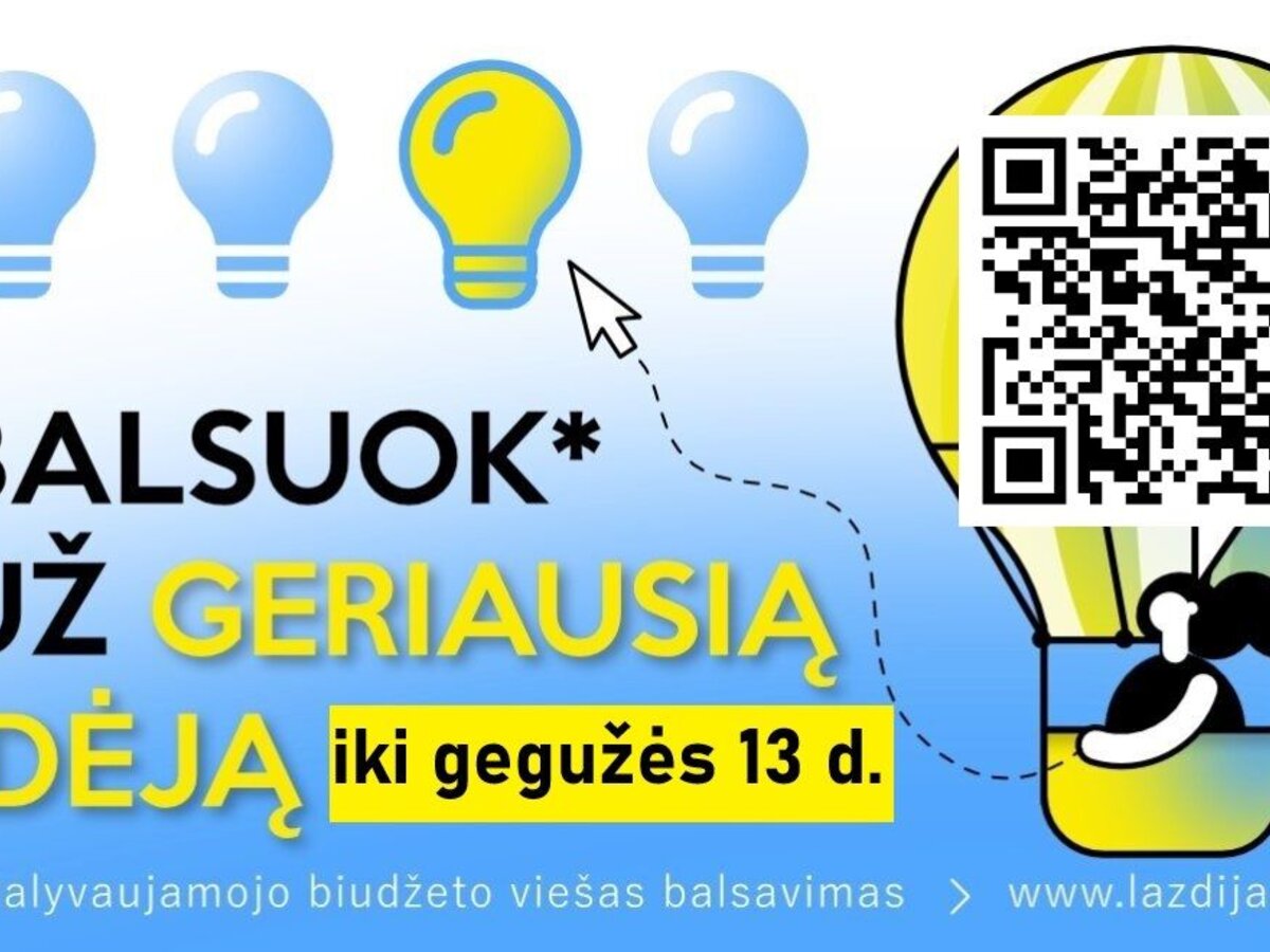 Rinkite labiausiai Lazdijų kraštui reikalingus projektus