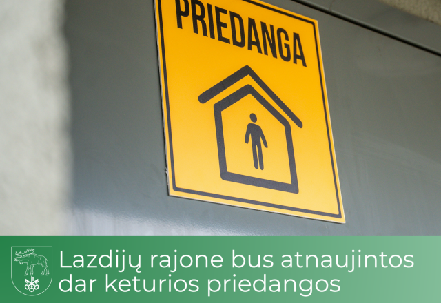 Lazdijų rajone bus atnaujintos dar keturios priedangos
