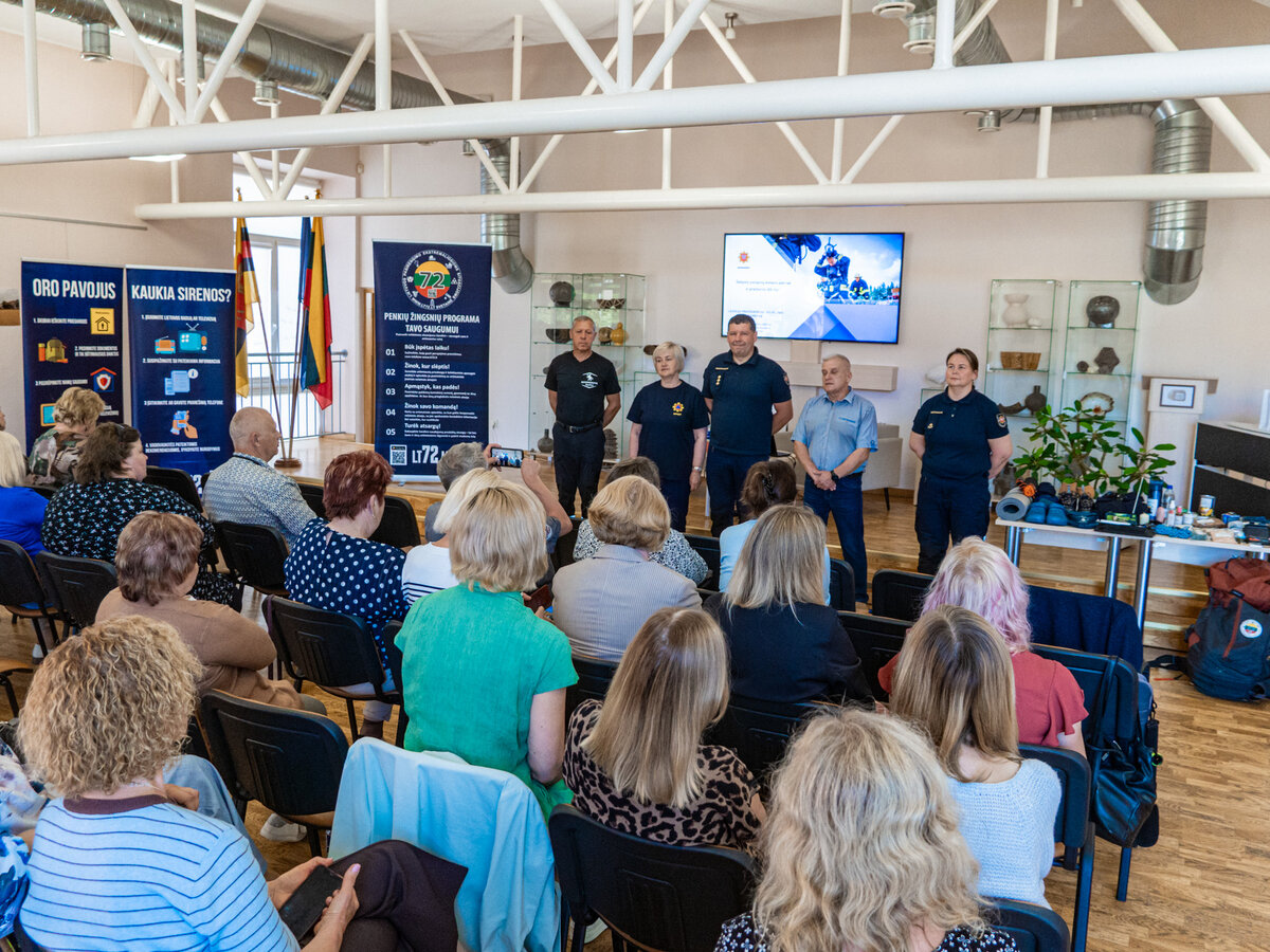 Gyventojai gilino civilinės saugos ir gaisrų prevencijos žinias