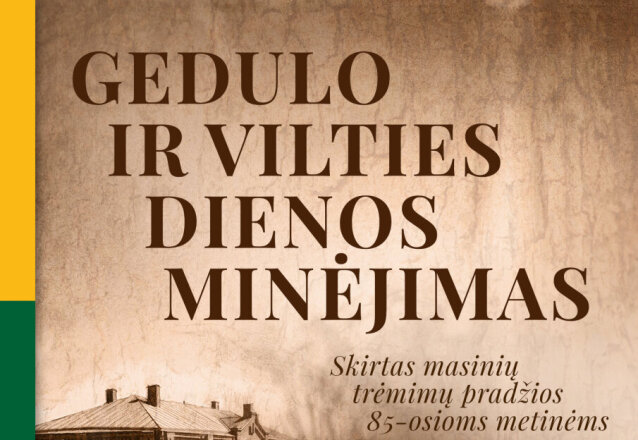 Gedulo ir vilties dienos minėjimai Šeštokuose ir Lazdijuose
