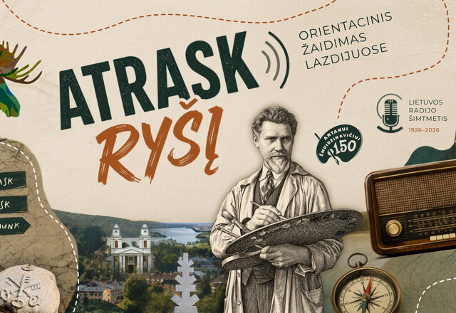 Lazdijai pristato inovatyvų orientacinį žaidimą „Atrask ryšį“