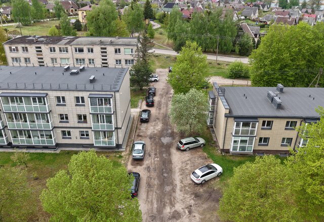 Lazdijų rajone daugiau tvarkingų ir patogių automobilių stovėjimo aikštelių