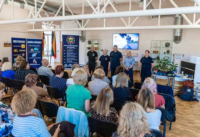 Gyventojai gilino civilinės saugos ir gaisrų prevencijos žinias
