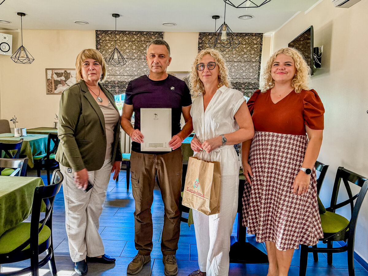 Perduota humanitarinė parama Baranivkos miesto savivaldybei
