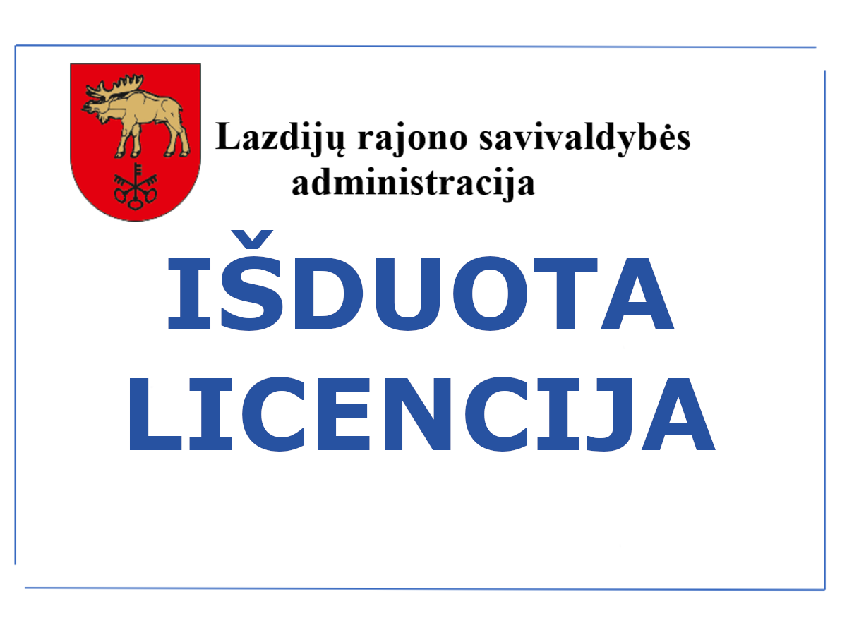 Informacija apie išduotas vienkartines licencijas