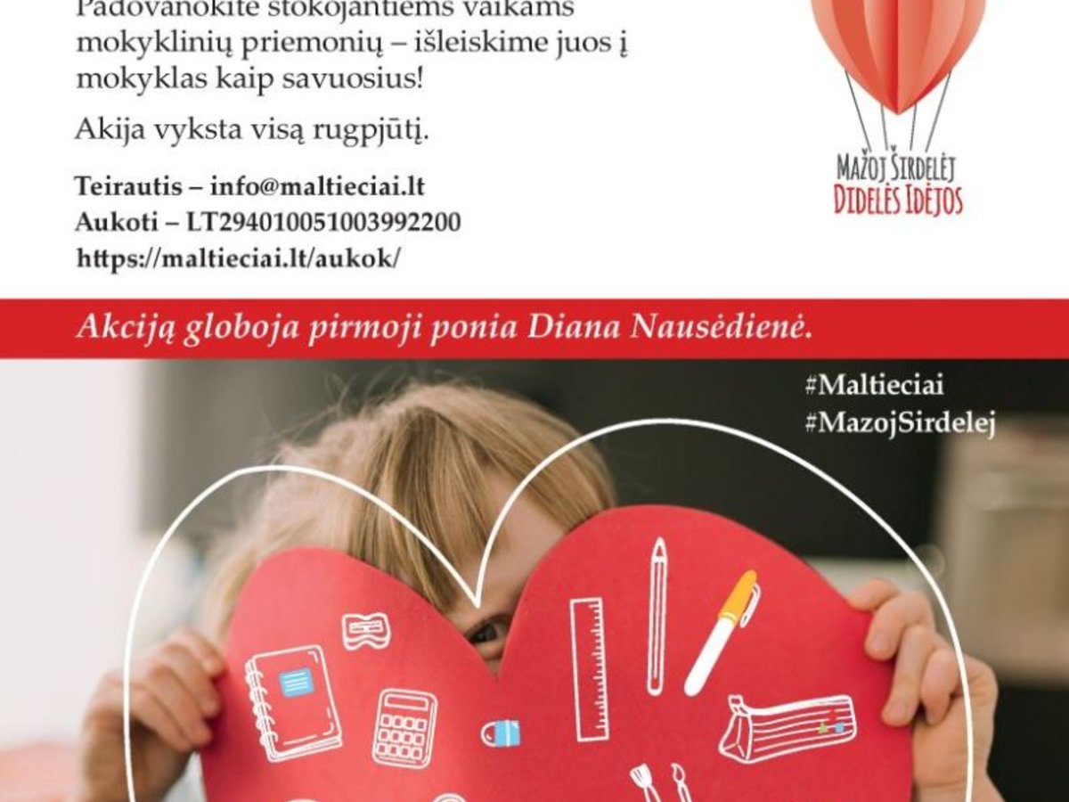 ,,Mažoj širdelėj – didelės idėjos‘‘