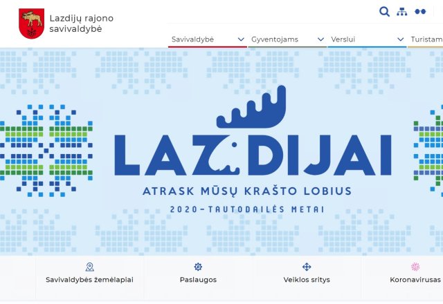 Startuoja nauja Lazdijų savivaldybės interneto svetainė
