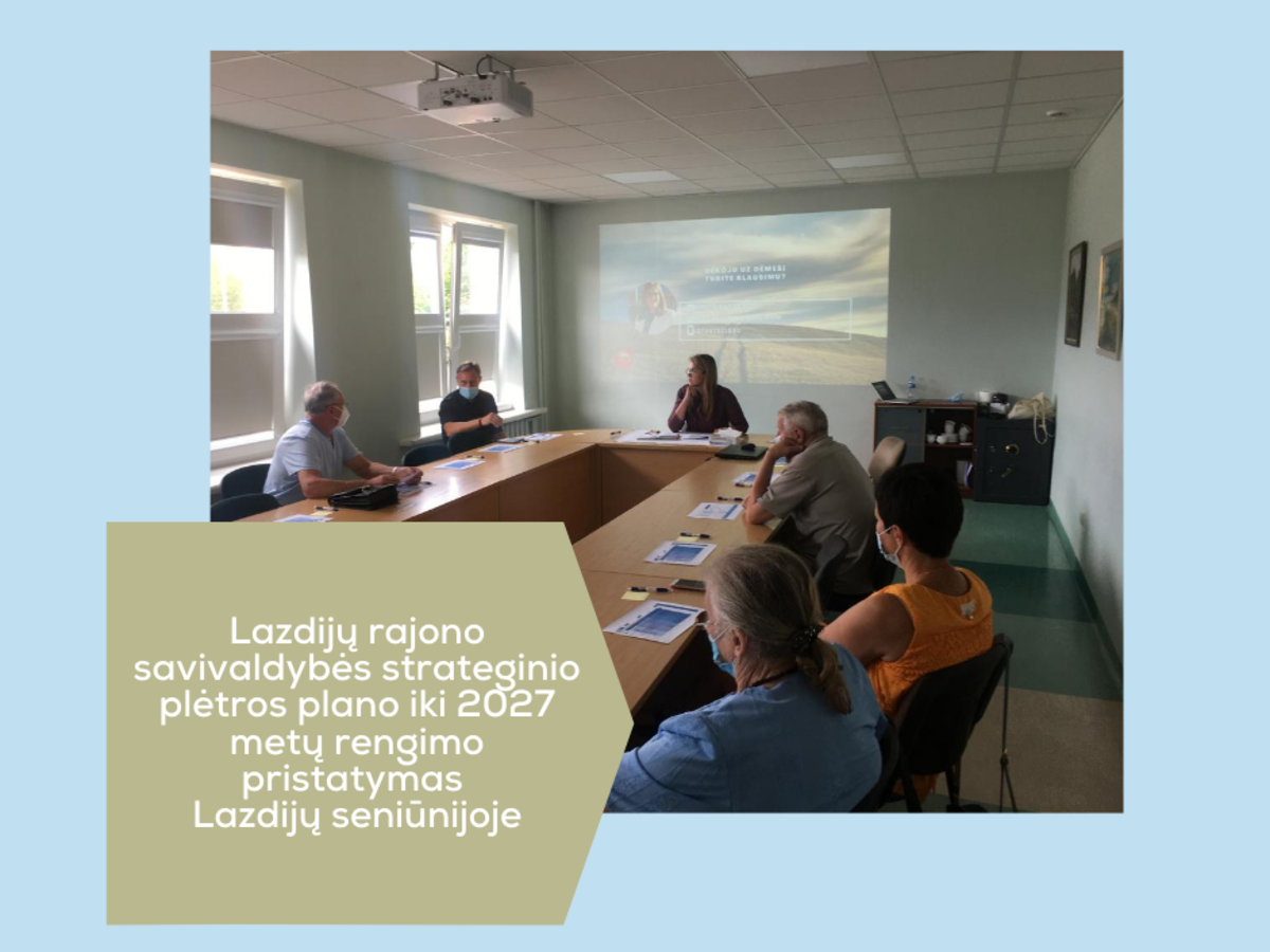 Savivaldybės strateginio plėtros plano iki 2027 metų rengimo procesai aptarti Lazdijų seniūnijoje