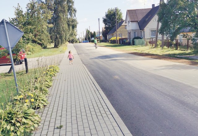 Šeštokai gražėja – baigiama atnaujinti viena pagrindinių miestelio gatvių