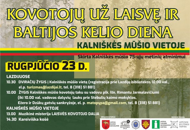 Kovotojų už laisvę ir Baltijos kelio diena