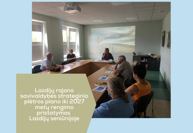 Savivaldybės strateginio plėtros plano iki 2027 metų rengimo procesai aptarti Lazdijų seniūnijoje