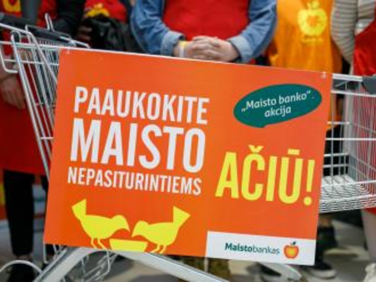 Lazdijų prekybos centruose dvi dienas vyks „Maisto bankas“ akcija