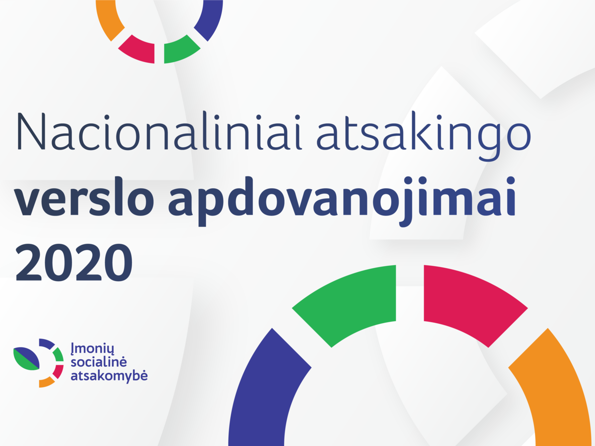 Nacionaliniai atsakingo verslo apdovanojimai 2020: liko savaitė pateikti paraiškas