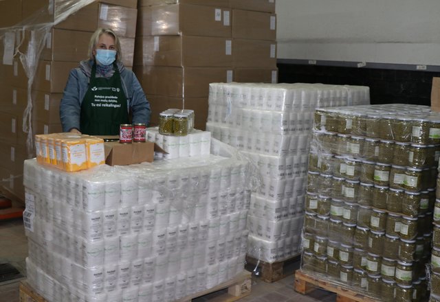Net 13 tonų maisto produktų pasieks labiausiai jų stokojančius rajono gyventojus