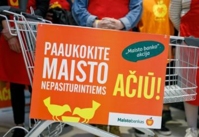 Lazdijų prekybos centruose dvi dienas vyks „Maisto bankas“ akcija