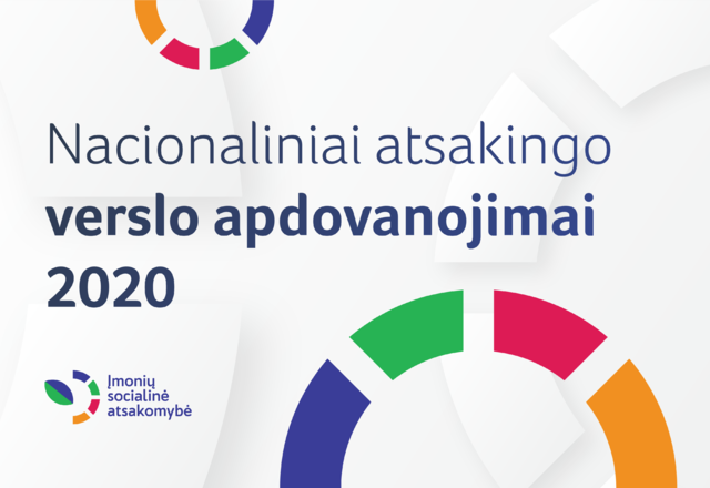 Nacionaliniai atsakingo verslo apdovanojimai 2020: liko savaitė pateikti paraiškas