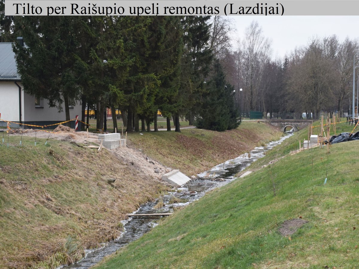 Gruodžiui įsibėgėjant sėkmingai tęsiami jau pradėti darbai
