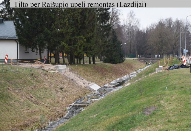 Gruodžiui įsibėgėjant sėkmingai tęsiami jau pradėti darbai