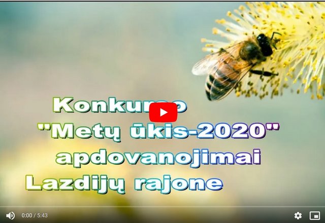 Konkurso „Metų ūkis 2020“ apdovanojimai šiais metais buvo kitokie. Dalinamės akimirkomis ir...
