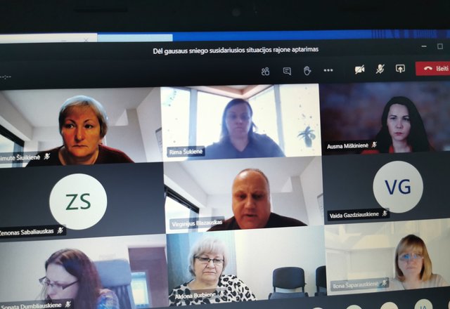 Rajono vadovų ir seniūnų dėmesio centre – elektros teikimo problemos bei tinkama kelių priežiūra