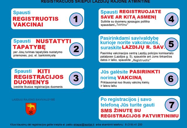 Pirmadienį, gegužės 17 d., startuoja nauja registracijos skiepams tvarka