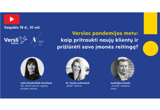Verslas pandemijos metu: kaip pritraukti naujų klientų ir prižiūrėti savo įmonės reitingą?