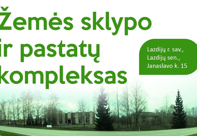 Parduodamas pastatų kompleksas Janaslavo kaime