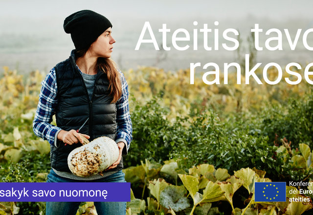 KVIETIMAS  Į KONFERENCIJĄ DĖL EUROPOS ATEITIES