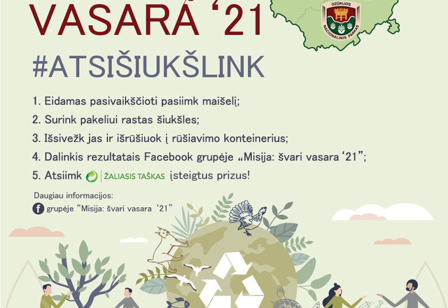 „Misija: švari vasara“ kviečia vasarą praleisti prasmingai