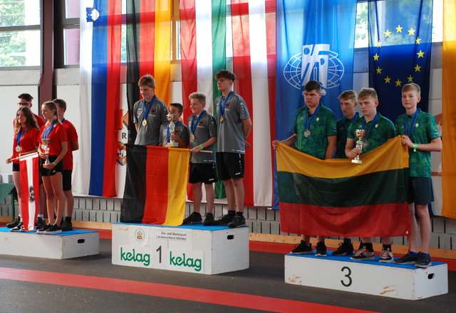 Lazdijiečių startai Europos aisštoko čempionate