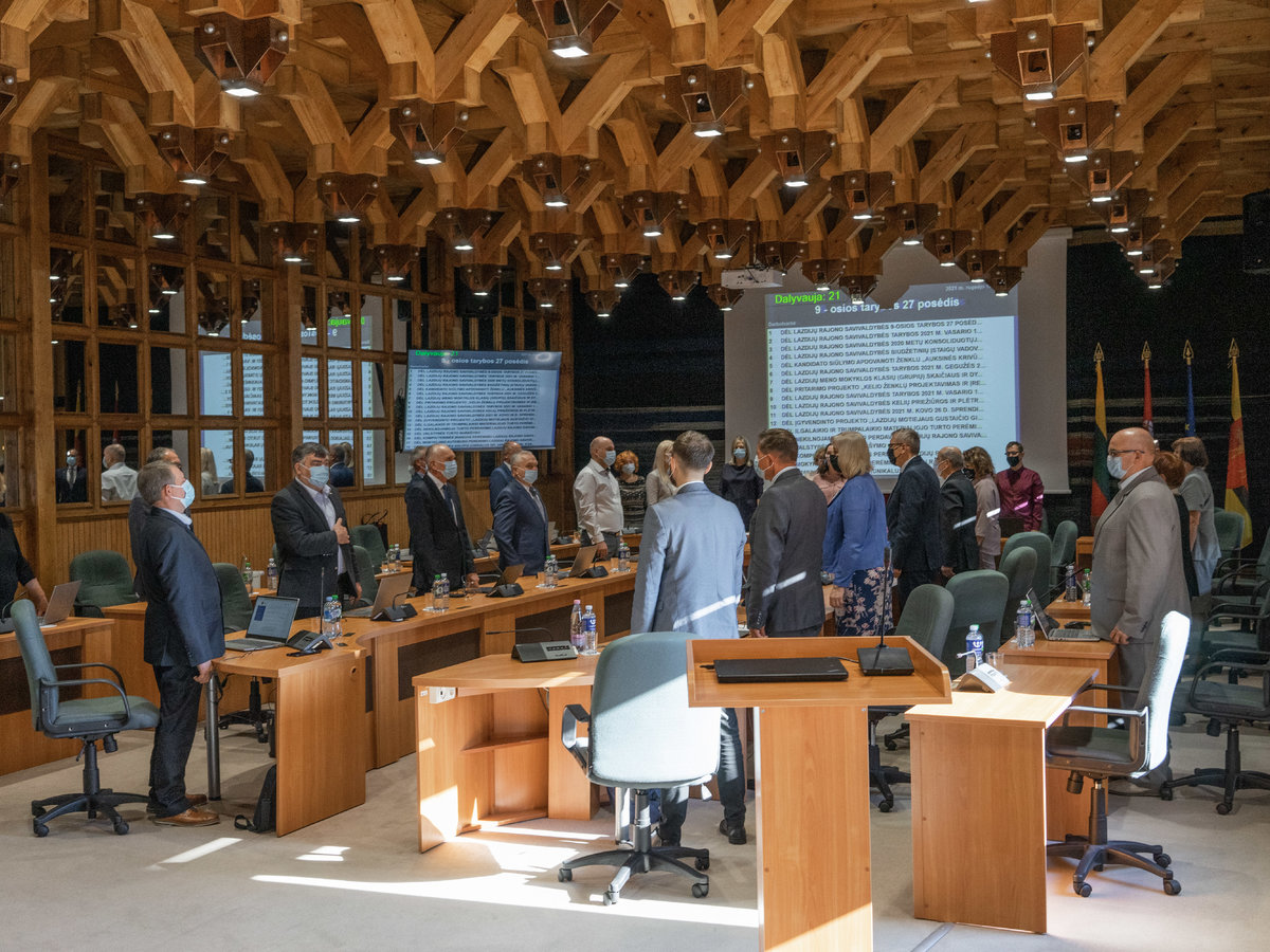 Rajono savivaldybės taryboje – biudžeto tikslinimo, ugdymo proceso organizavimo, „Auksinės...