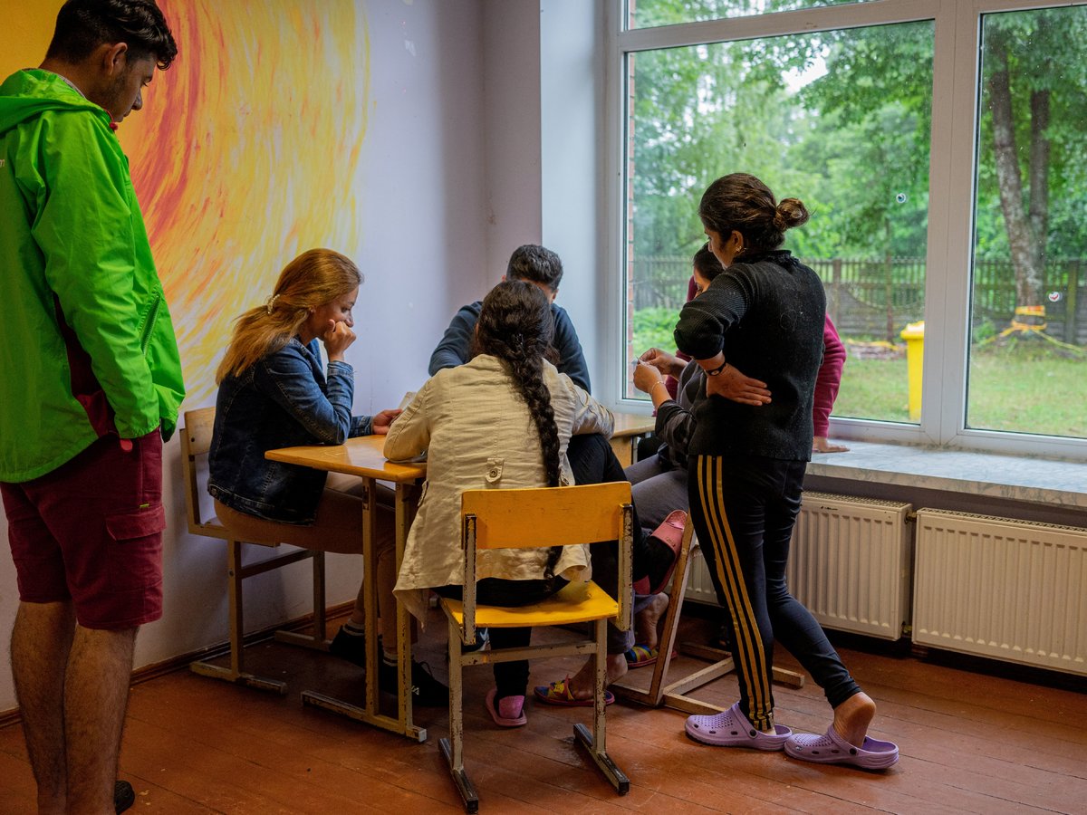 Iš apgyvendinimo patalpų Kapčiamiestyje iškeliami nelegalūs migrantai. Šiandien 4 iš jų...