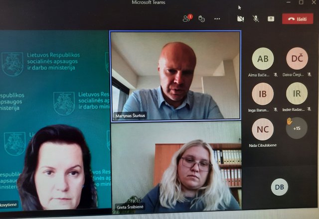 Socialinės apsaugos ir darbo ministerijoje – ir geroji Lazdijų rajono savivaldybės patirtis