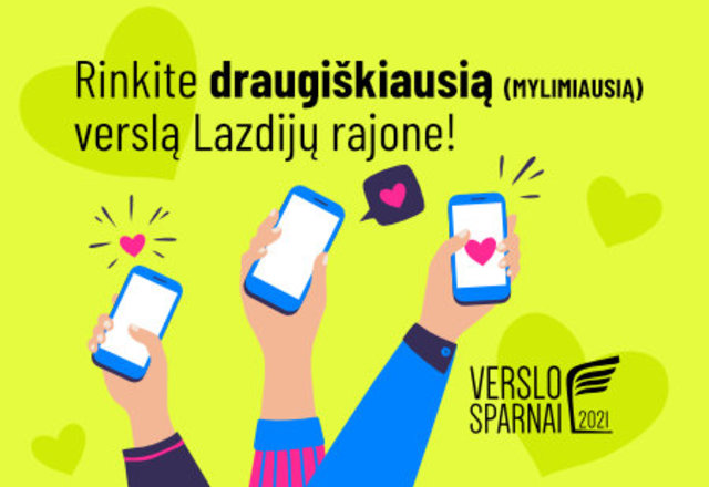 Rinkite draugiškiausią (mylimiausią) verslą Lazdijų rajone!