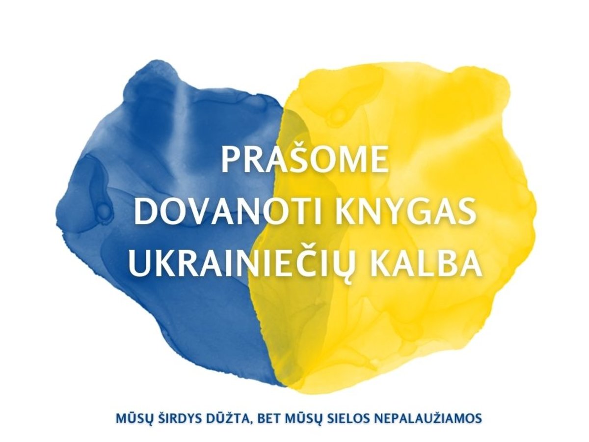 Prašome dovanoti knygas ukrainiečių kalba 
