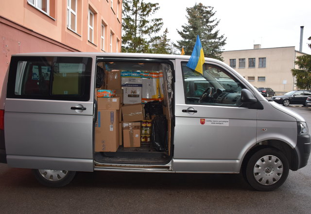 Iškeliavo dar viena siunta į Ukrainą: parama Baranivką turėtų pasiekti dar šiandien
