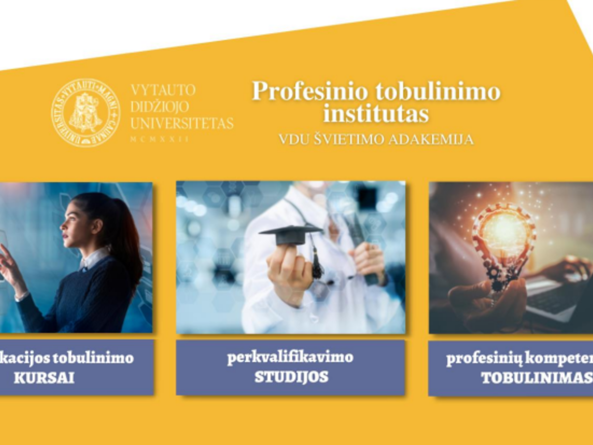 Kviečiame pedagogus į perkvalifikavimo studijas