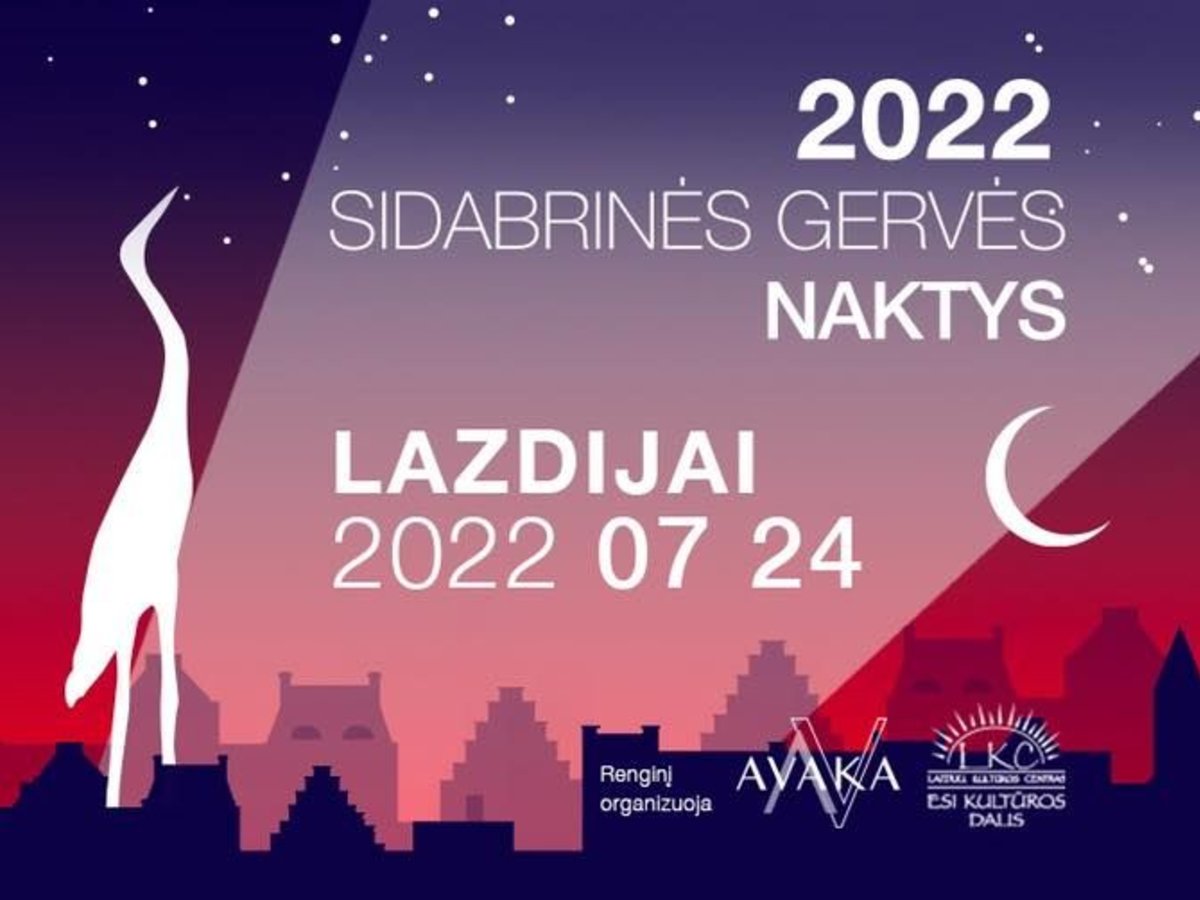 Išskirtinė naktis su „Sidabrinėmis gervėmis“ – Lazdijų miesto parke