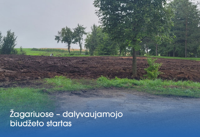 Dalyvaujamųjų biudžetų įgyvendinimų startas – Žagariuose
