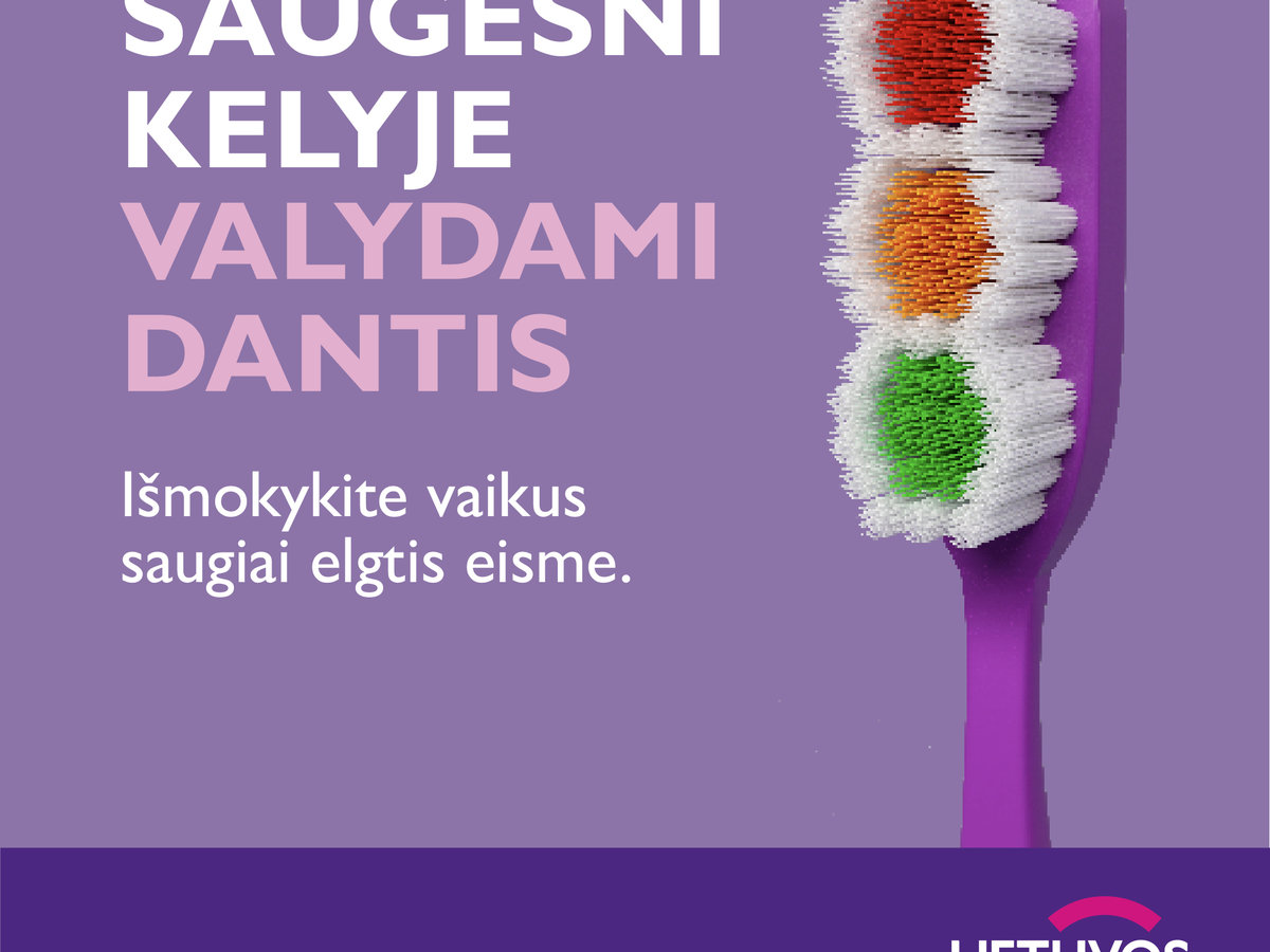 „Lietuvos draudimas“ rugsėjį draudžia moksleivius nuo nelaimingų atsitikimų kelyje ir kartu...