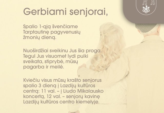 Sveikinimas senjorams