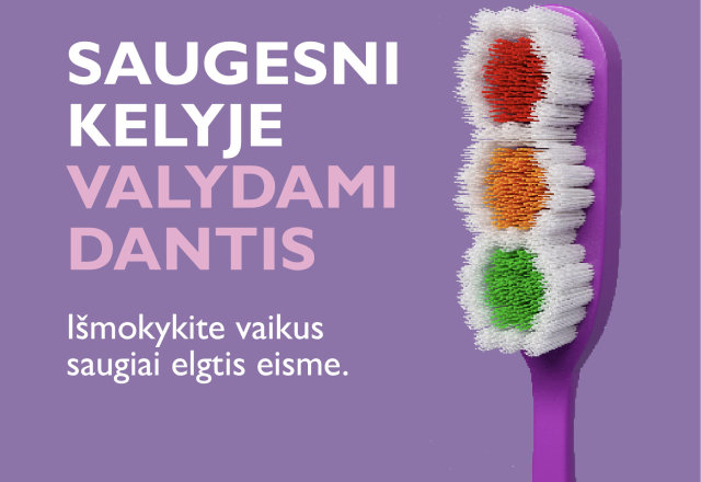 „Lietuvos draudimas“ rugsėjį draudžia moksleivius nuo nelaimingų atsitikimų kelyje ir kartu...
