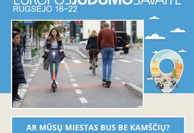 Kviečia Europos judumo savaitė: bendrauk lengviau, judėk laisviau