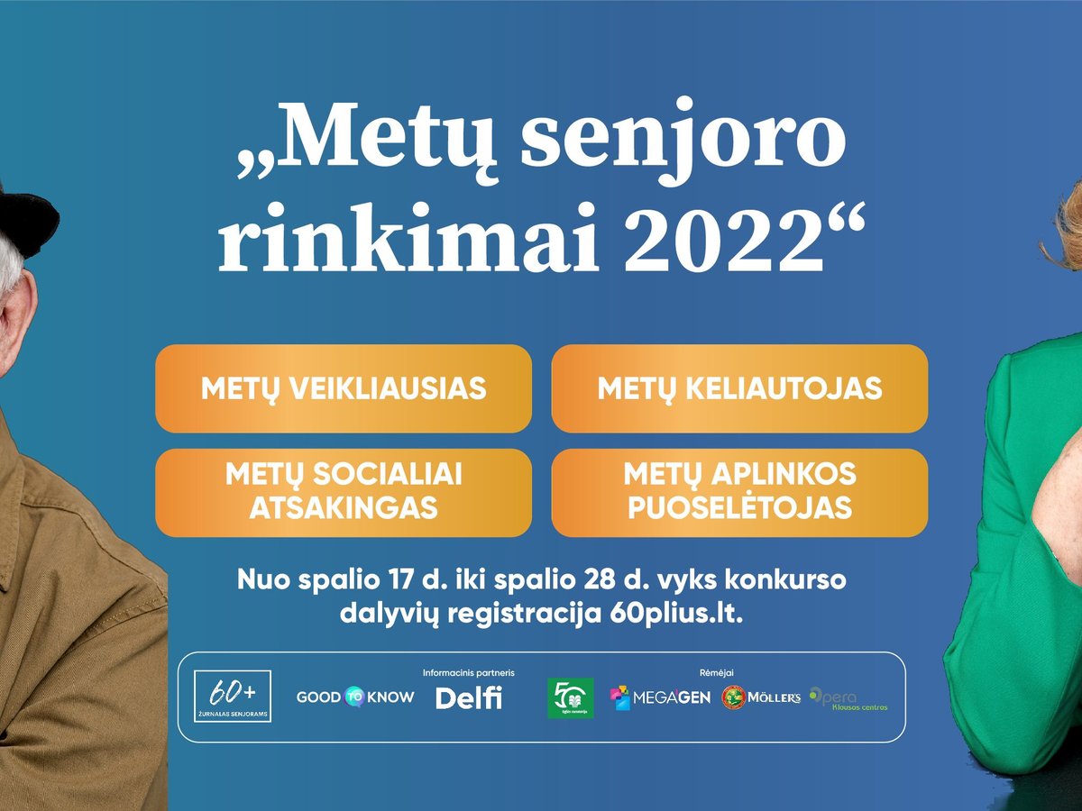 Kviečia konkursas „Metų senjoras 2022“