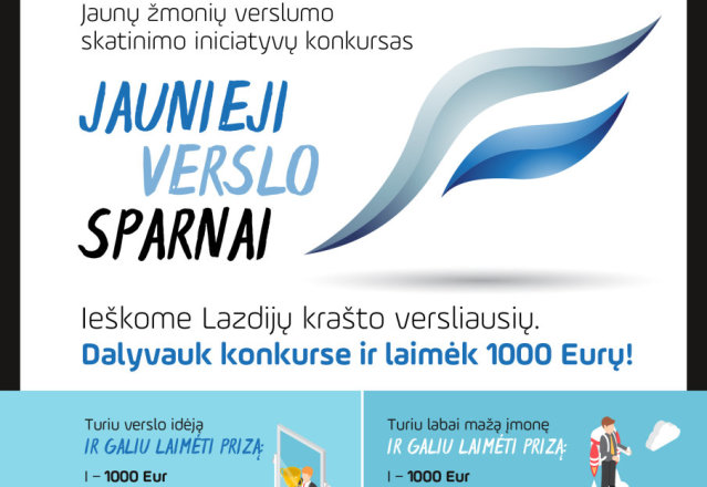 "Jaunųjų verslo sparnų" konkursas pratęstas