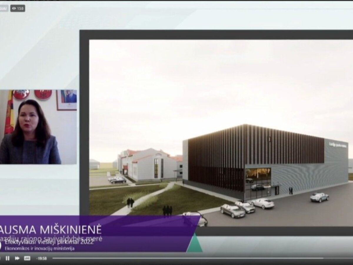 Lazdijų savivaldybei – reikšmingas Ekonomikos ir inovacijų ministerijos apdovanojimas už būsimo...