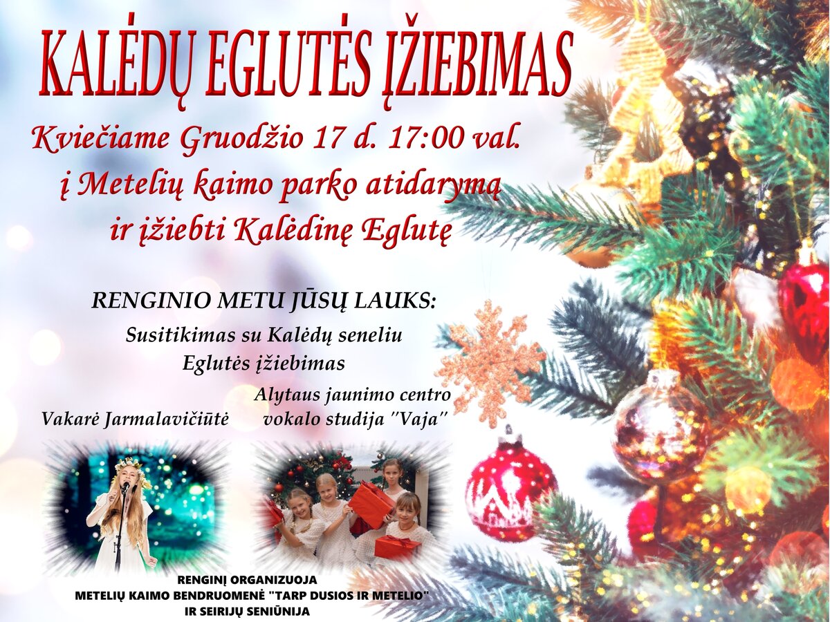 Metelių kaimo bendruomenė kviečia