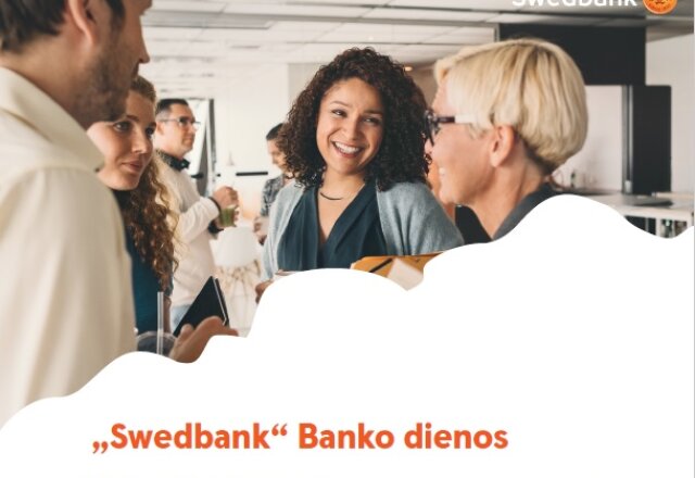 „Swedbank“ gyventojus kviečia į Banko dienas
