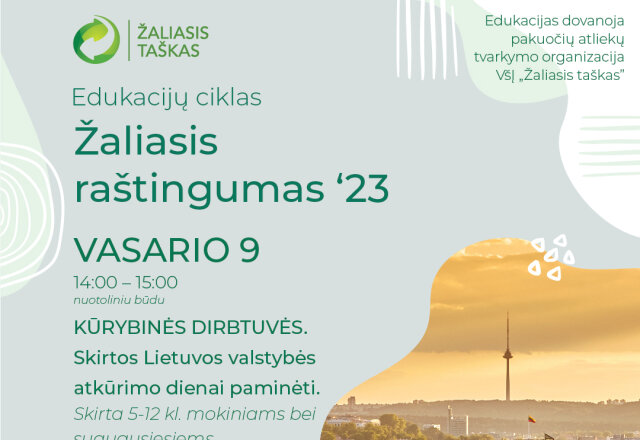 Žaliasis raštingumas '23