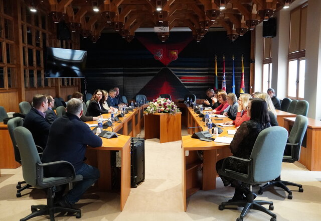 Savivaldybėje vykusiame susitikime aptartas sveikatos priežiūros įstaigų modernizavimo planas